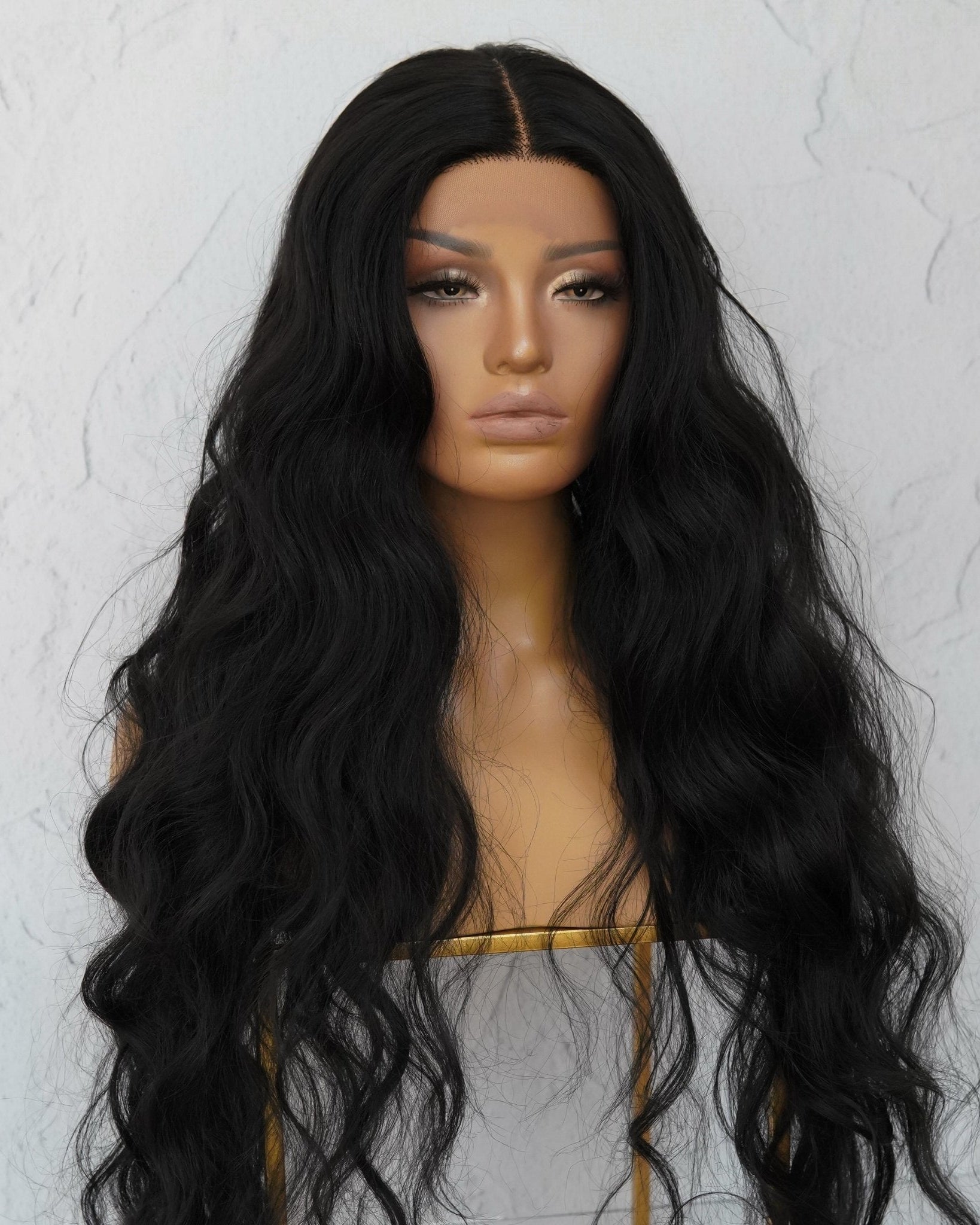 NERA Black 30" Lace Front Wig - Milk & Honey Wigs