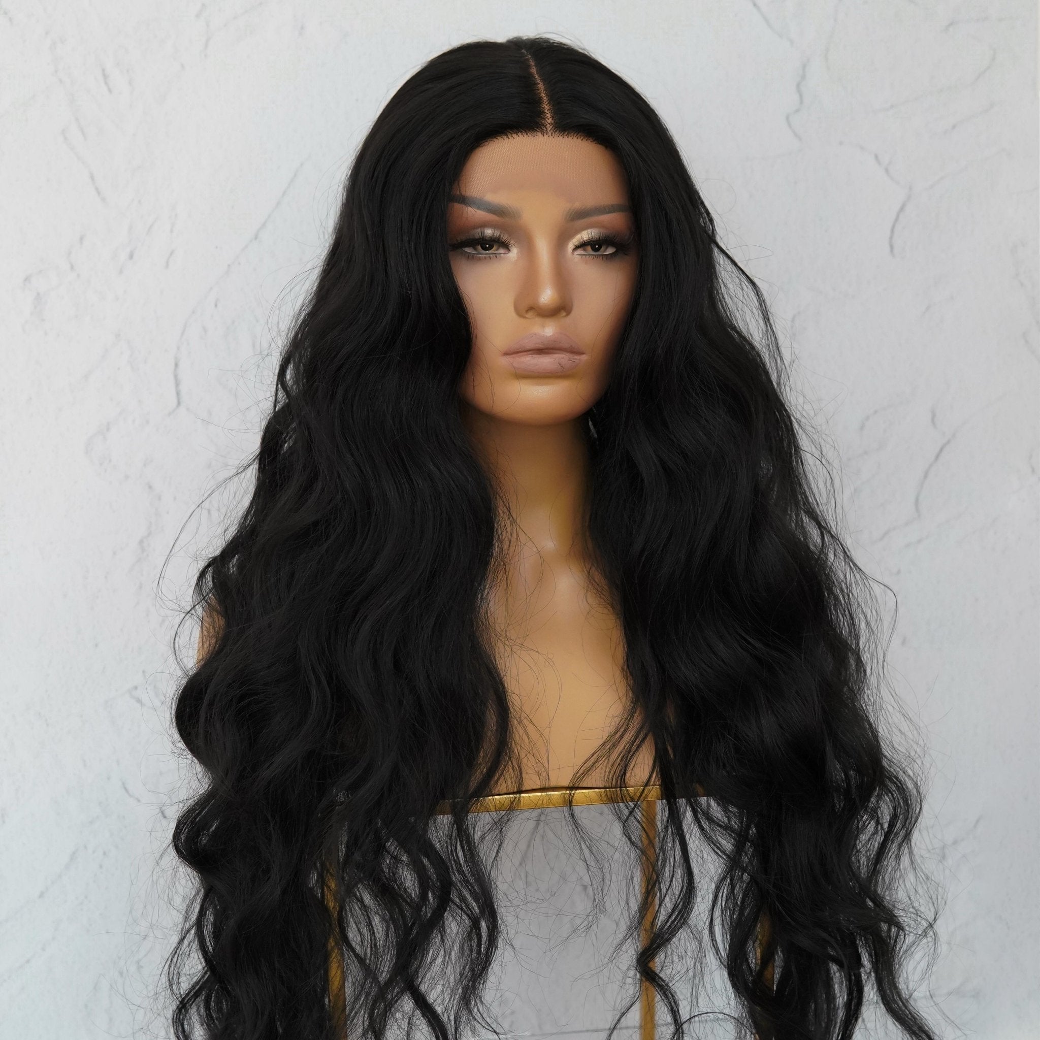 NERA Black 30" Lace Front Wig - Milk & Honey Wigs
