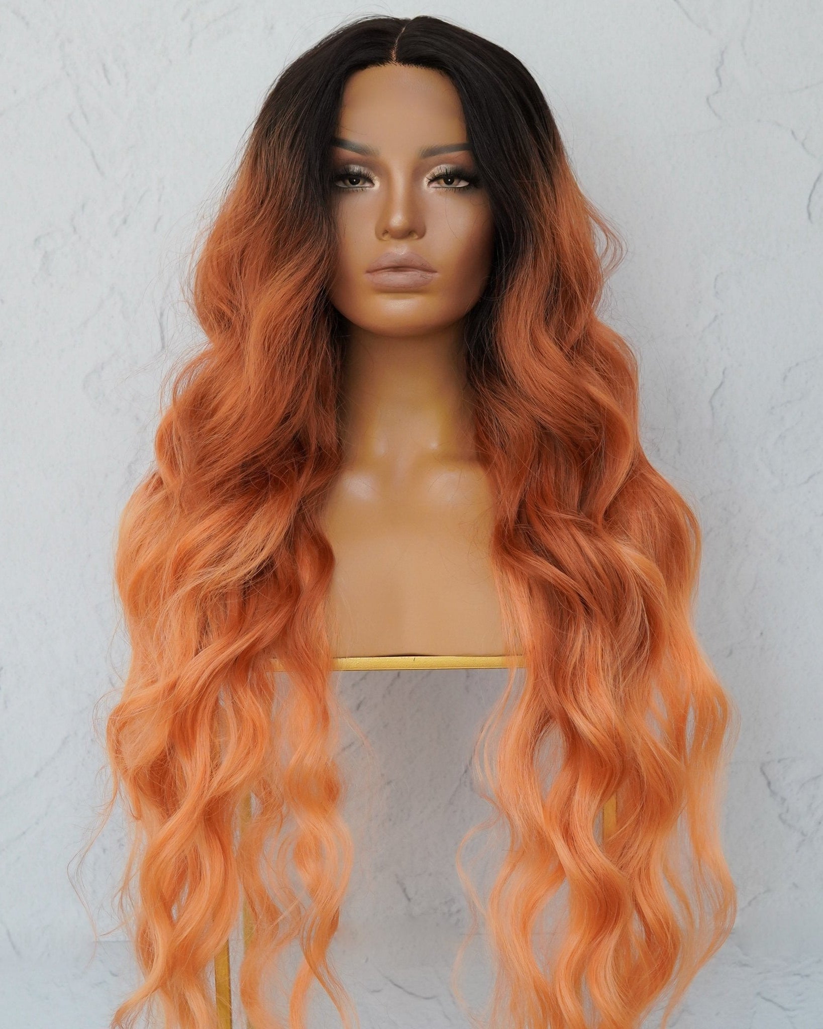 NERA Ombre Flame 30" Lace Front Wig - Milk & Honey Wigs