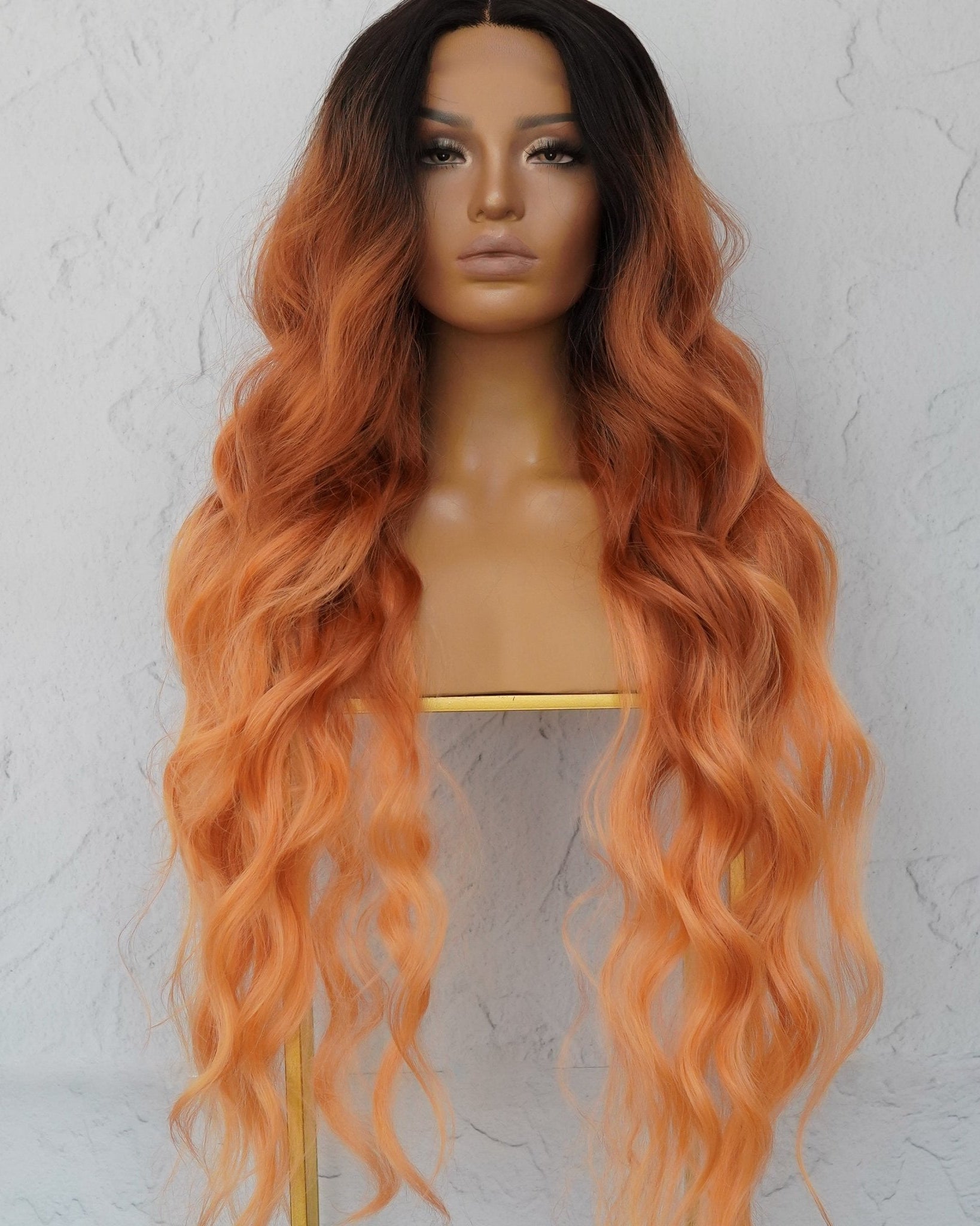 NERA Ombre Flame 30" Lace Front Wig - Milk & Honey Wigs
