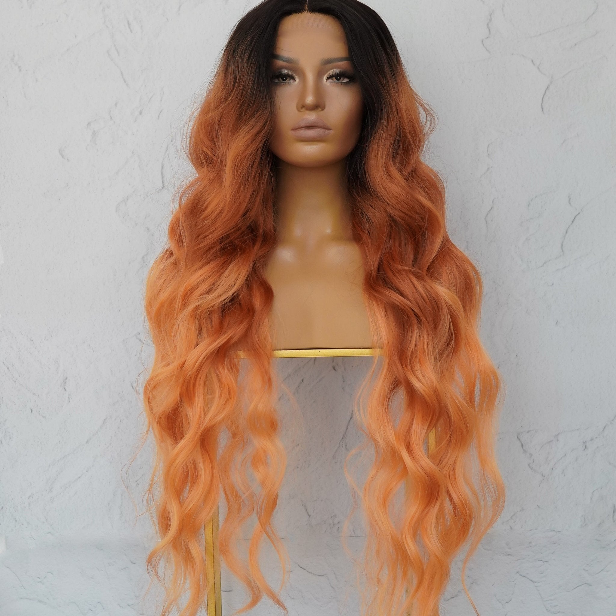 NERA Ombre Flame 30" Lace Front Wig - Milk & Honey Wigs