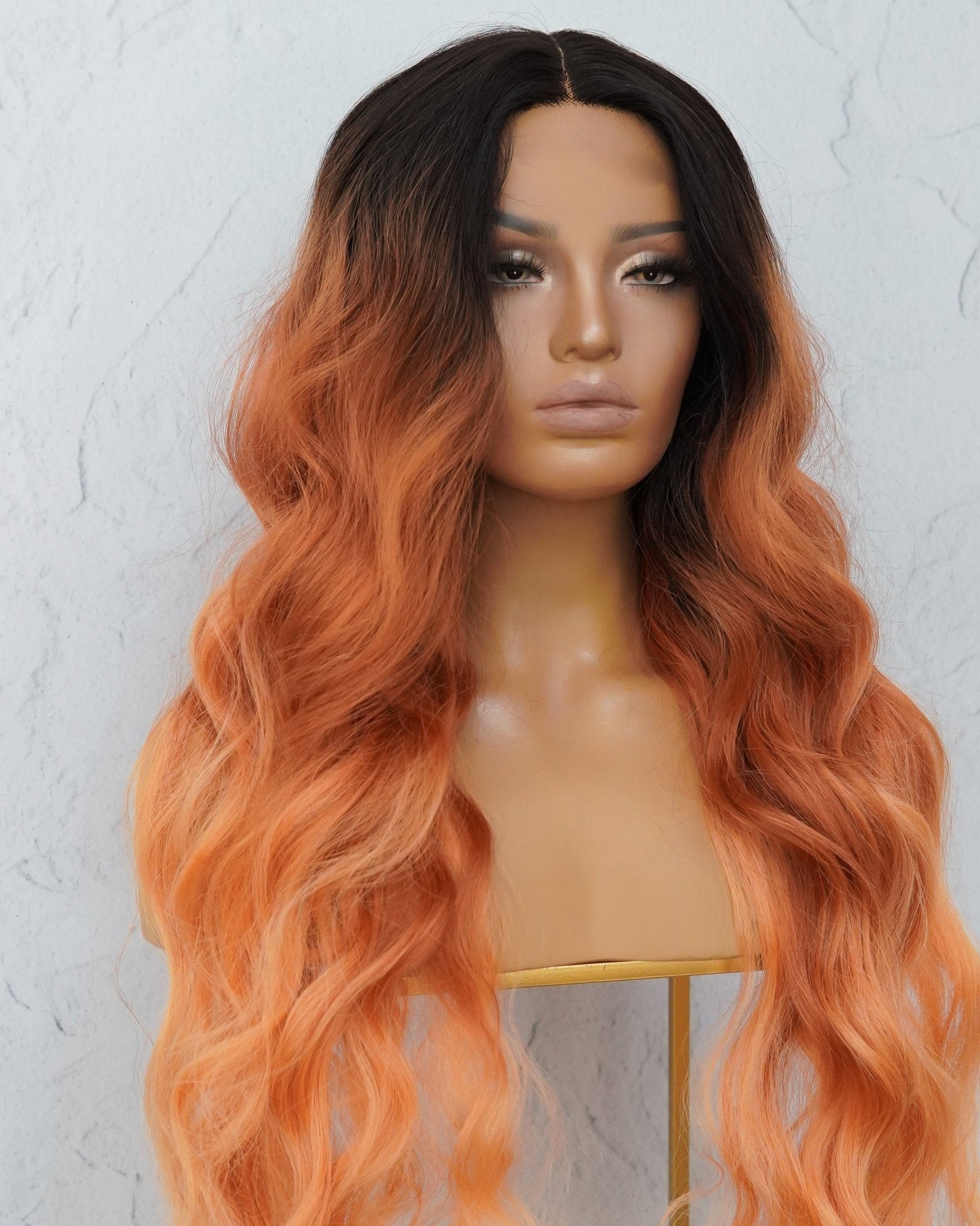 NERA Ombre Flame 30" Lace Front Wig - Milk & Honey Wigs