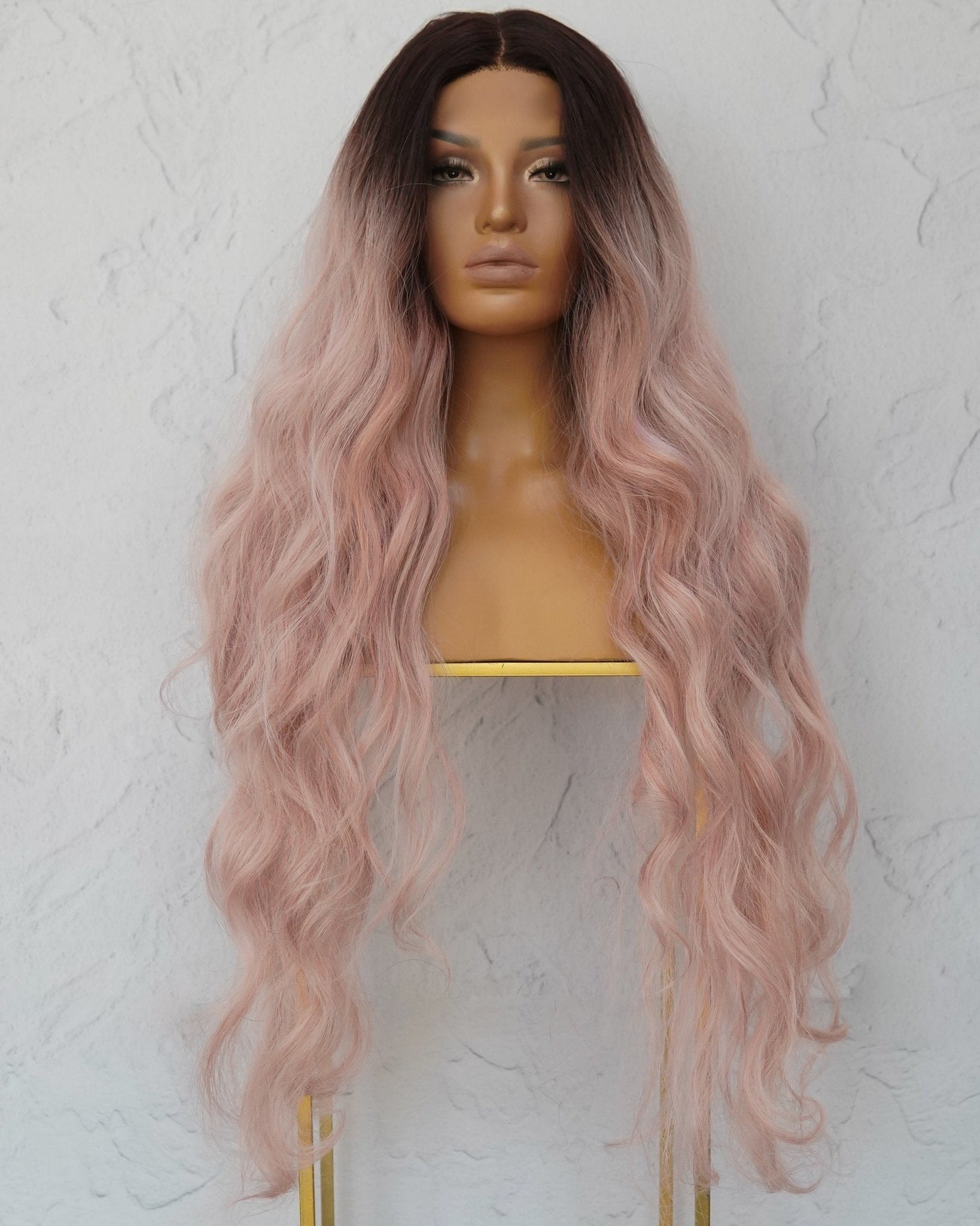 NERA Ombre Pink 30" Lace Front Wig - Milk & Honey Wigs