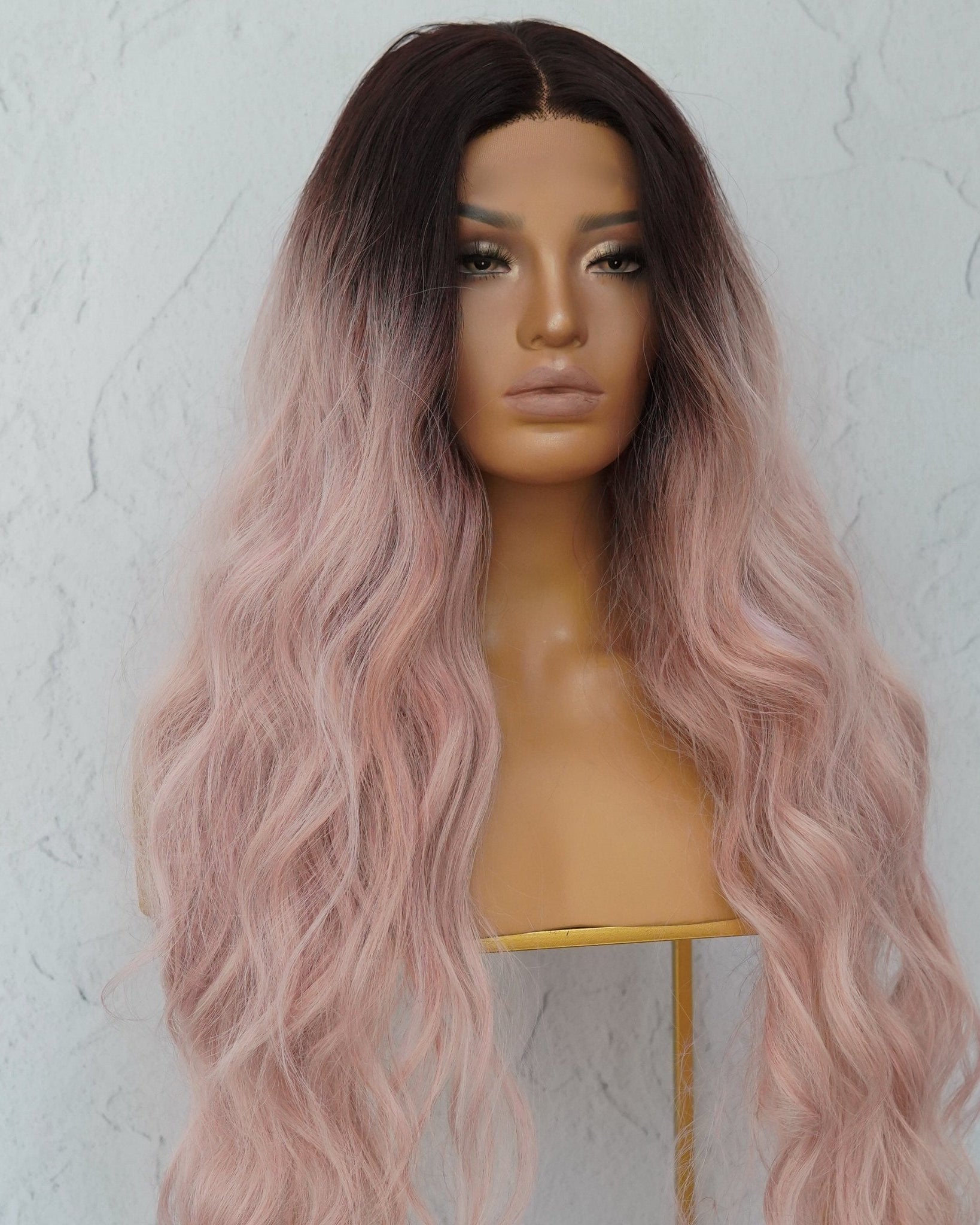 NERA Ombre Pink 30" Lace Front Wig - Milk & Honey Wigs