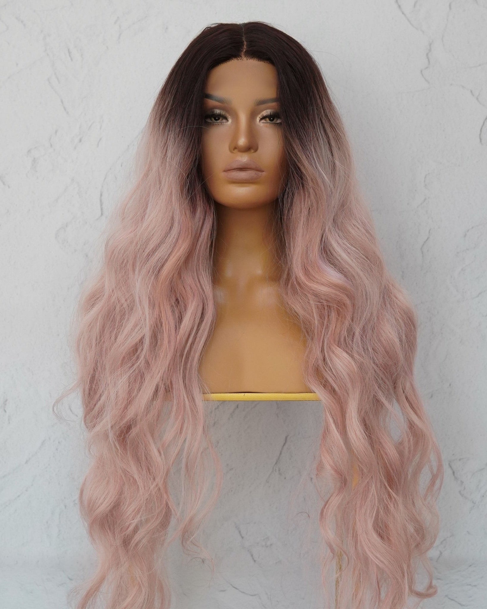 NERA Ombre Pink 30" Lace Front Wig - Milk & Honey Wigs