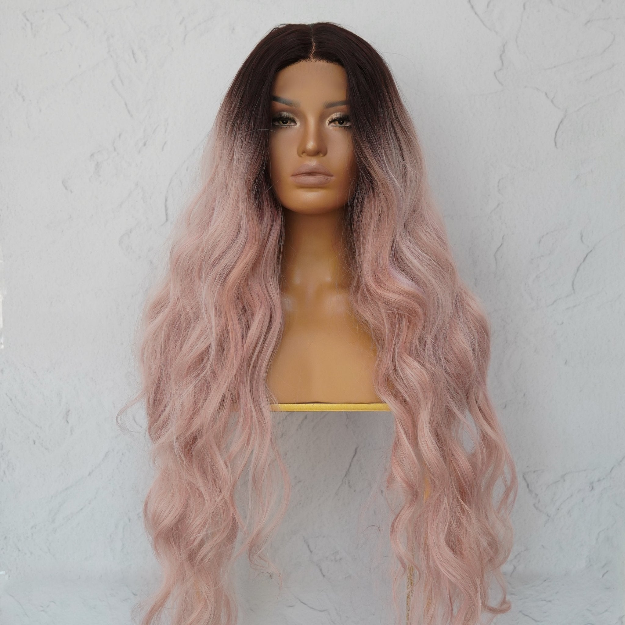 NERA Ombre Pink 30" Lace Front Wig - Milk & Honey Wigs