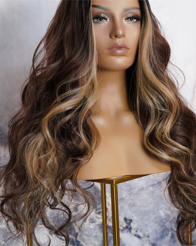 NIKKI MOCHA 30" Lace Front Wig - Milk & Honey Wigs