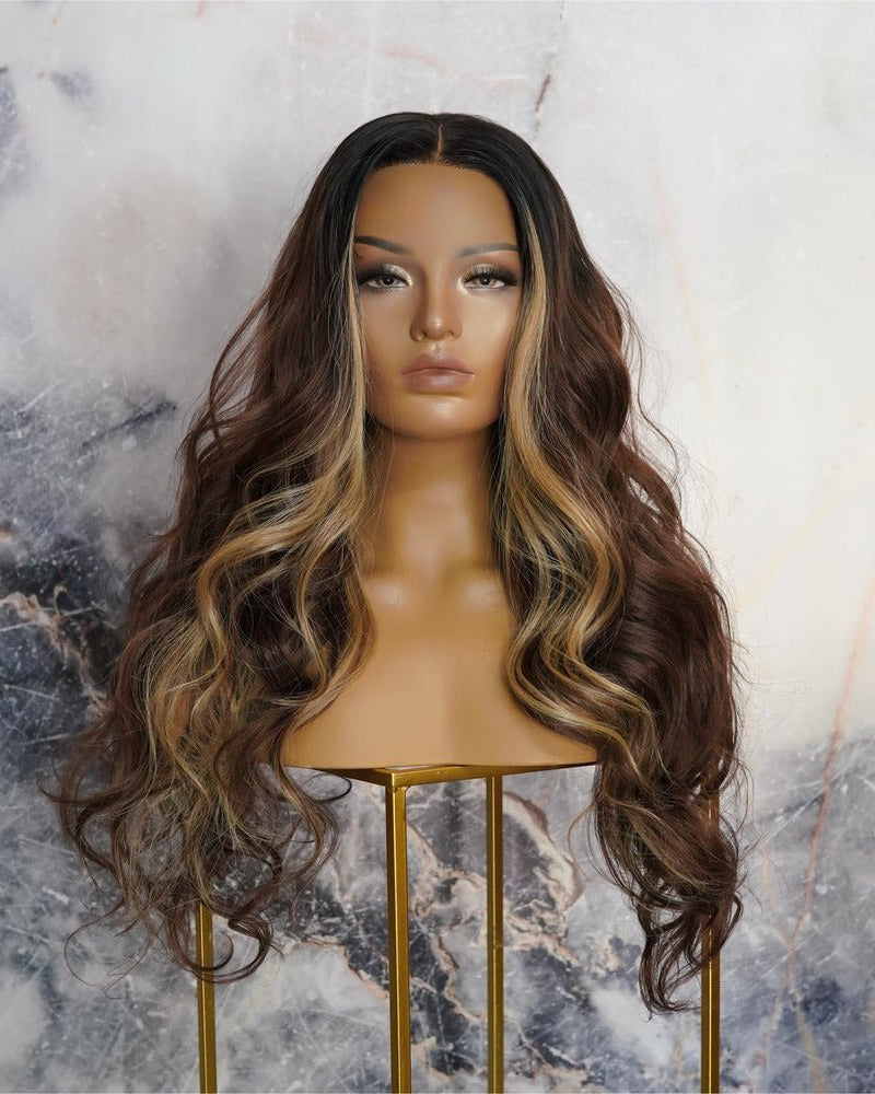 NIKKI MOCHA 30" Lace Front Wig - Milk & Honey Wigs