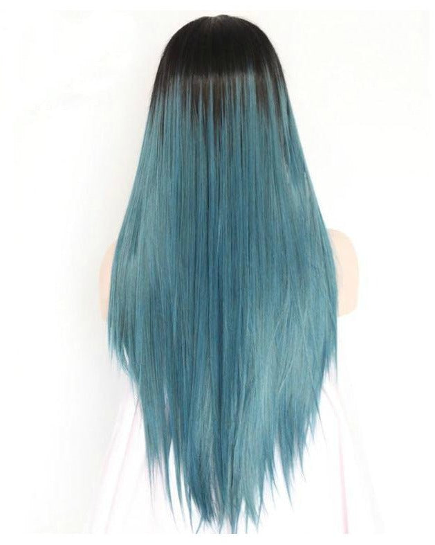 Ocean Girl Ombre Straight 24" Lace Front Wig - Milk & Honey Wigs