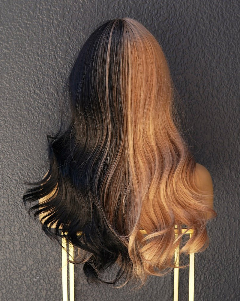 OLIVIA Two Tone Fringe Wig - Milk & Honey Wigs