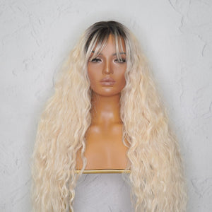 PAM Ombre Lace Front Wig ** SAMPLE WITH CUT LACE - Milk & Honey