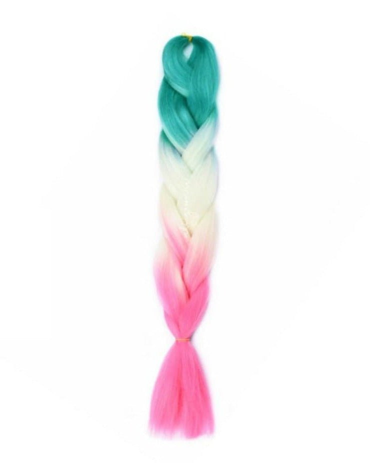 PASTELS THREE TONE OMBRÉ 24" - Milk & Honey Wigs