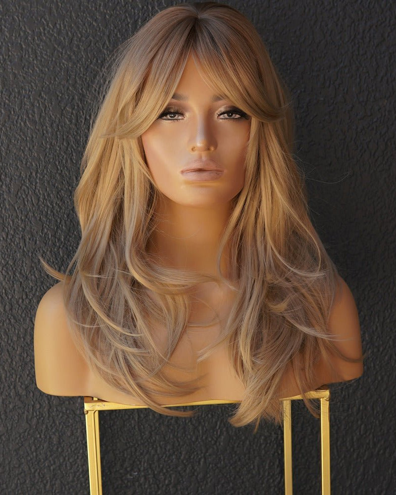 PENELOPE Ombre Blonde Fringe Wig - Milk & Honey Wigs