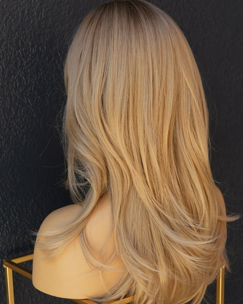 PENELOPE Ombre Blonde Fringe Wig - Milk & Honey Wigs