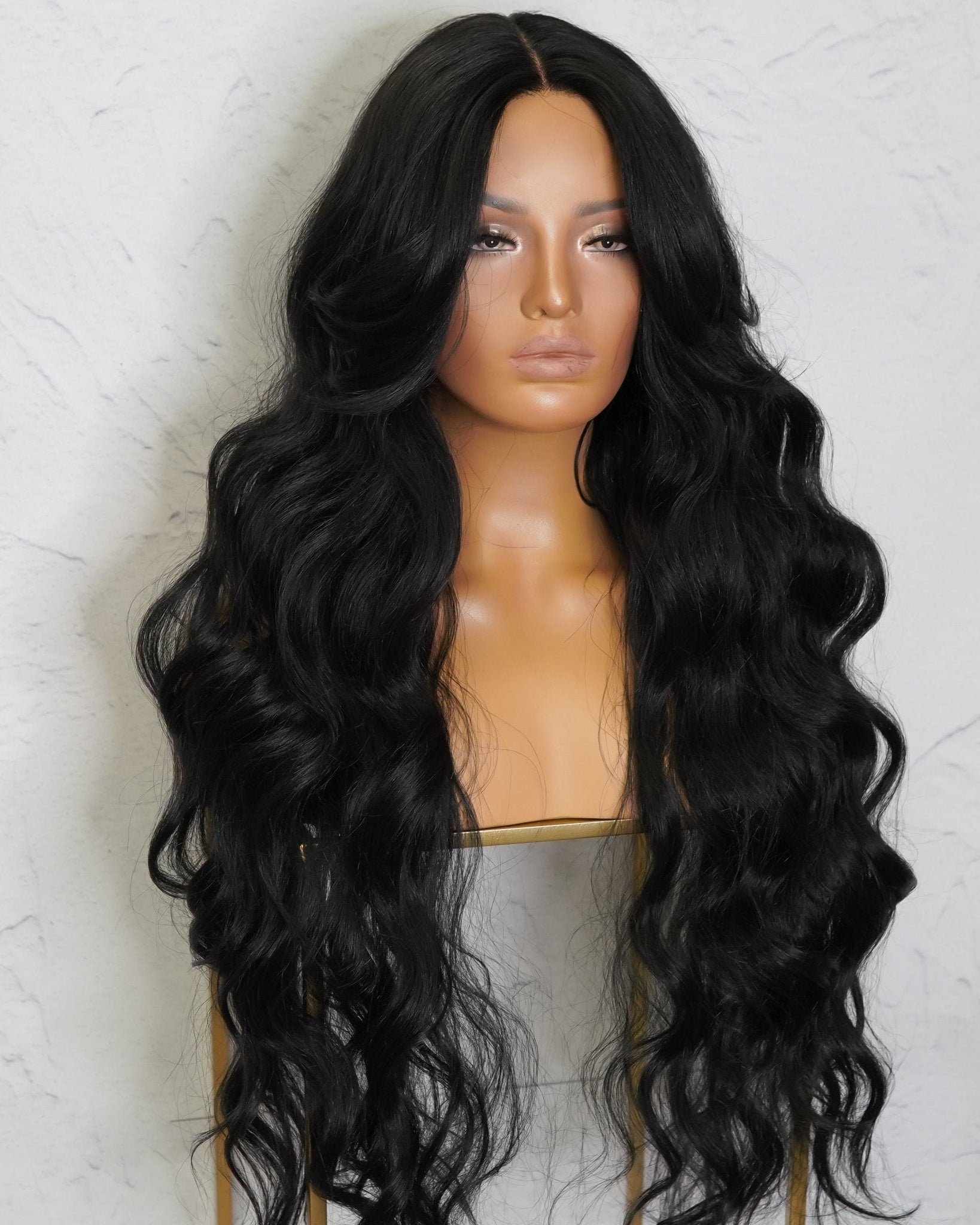 PIPER Black Lace Front Wig - Milk & Honey Wigs