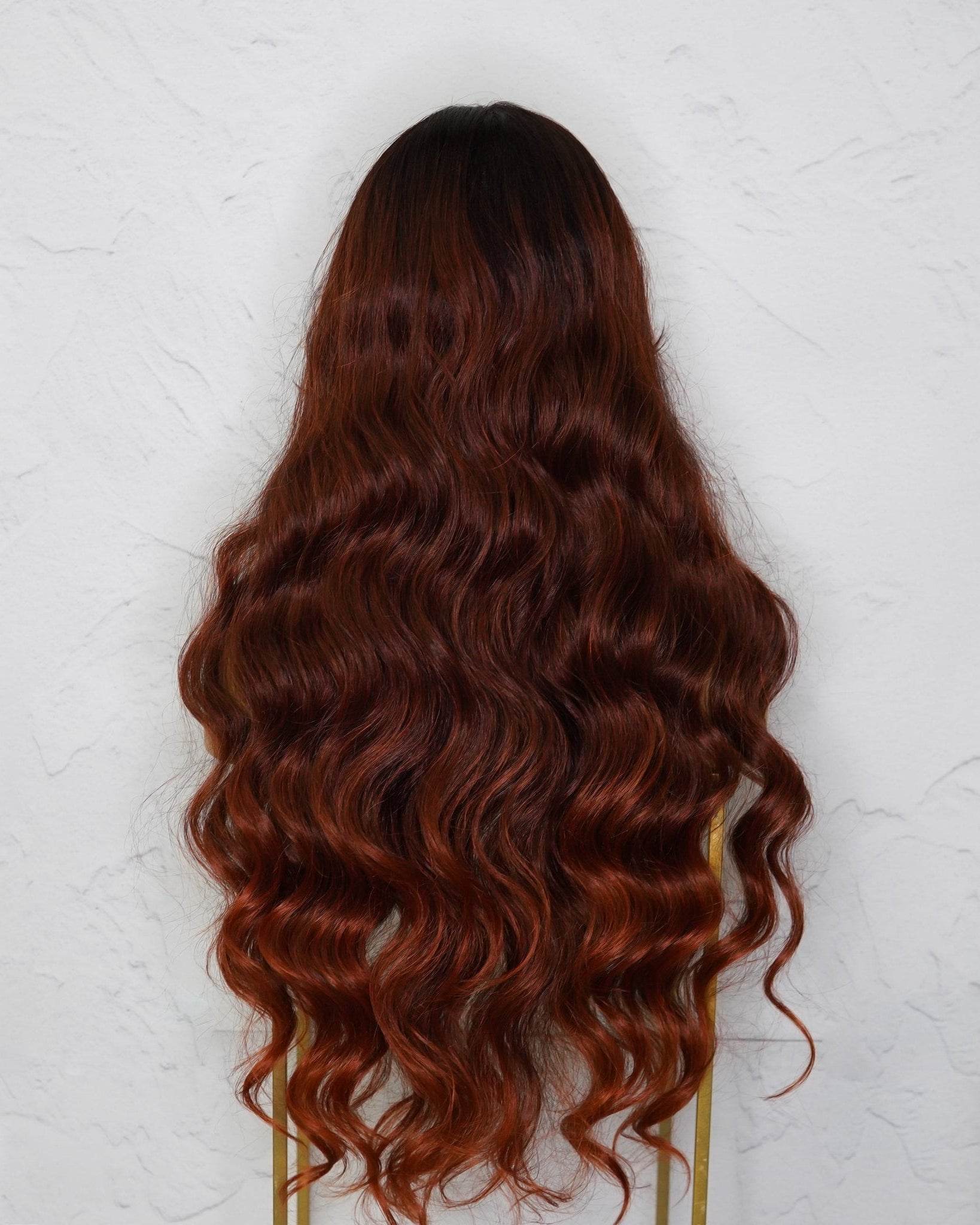 PIPER Burgundy Lace Front Wig - Milk & Honey Wigs