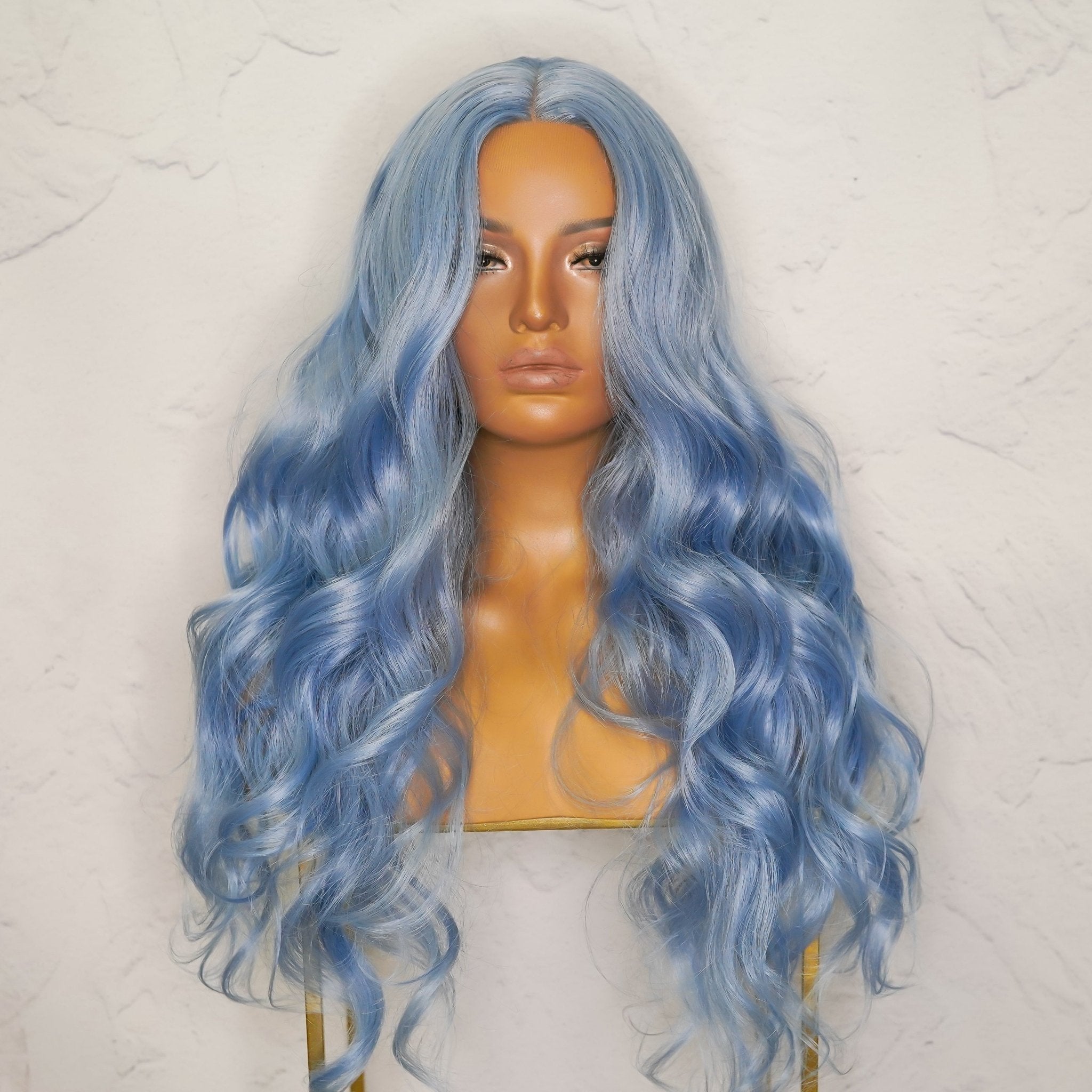 POLLY Blue 30" Lace Front Wig - Milk & Honey Wigs