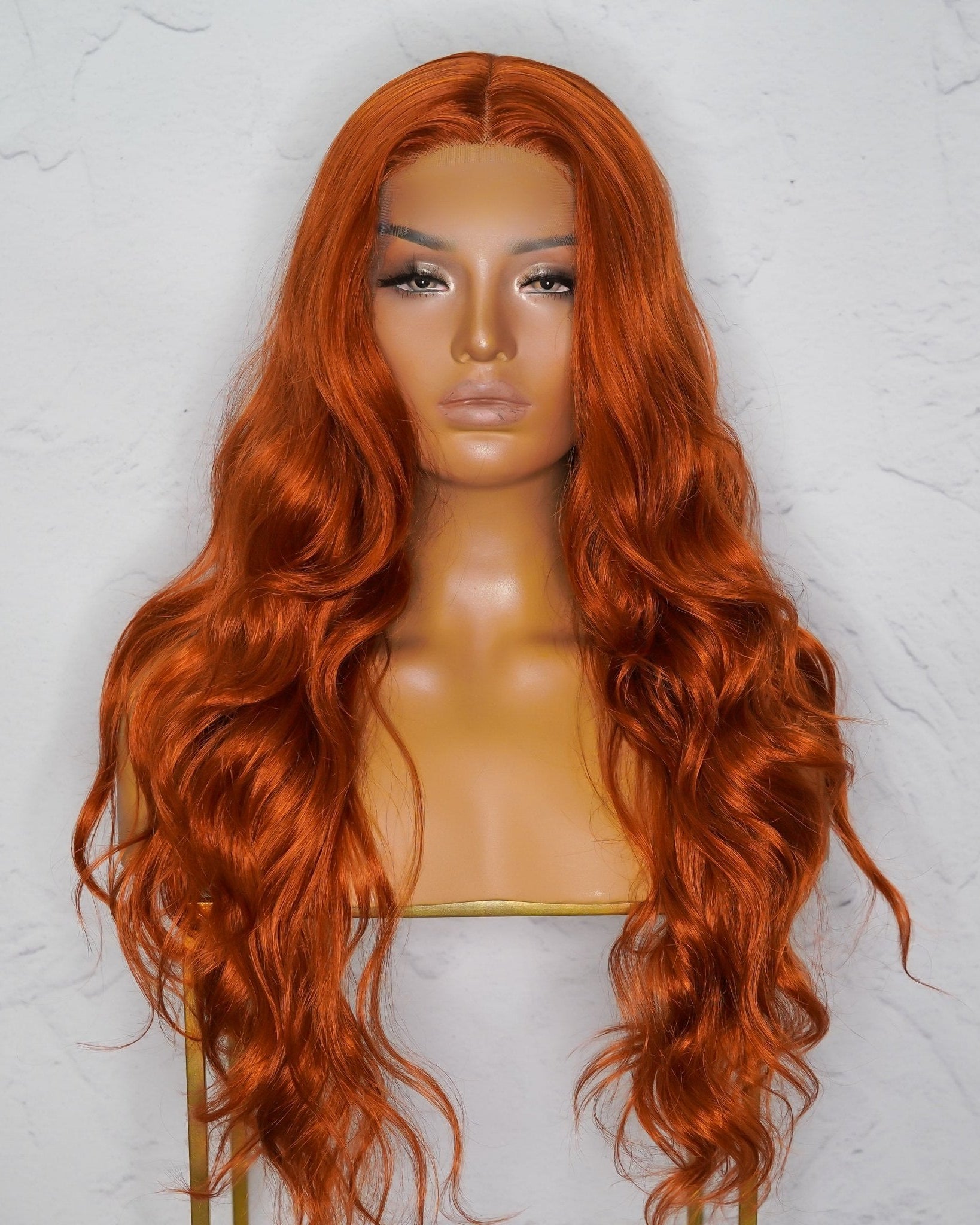POLLY Ginger 30" Lace Front Wig - Milk & Honey Wigs