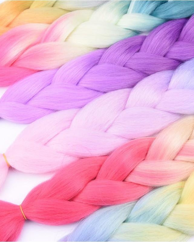PRINCESS PEACH THREE TONE OMBRÉ 24" - Milk & Honey Wigs
