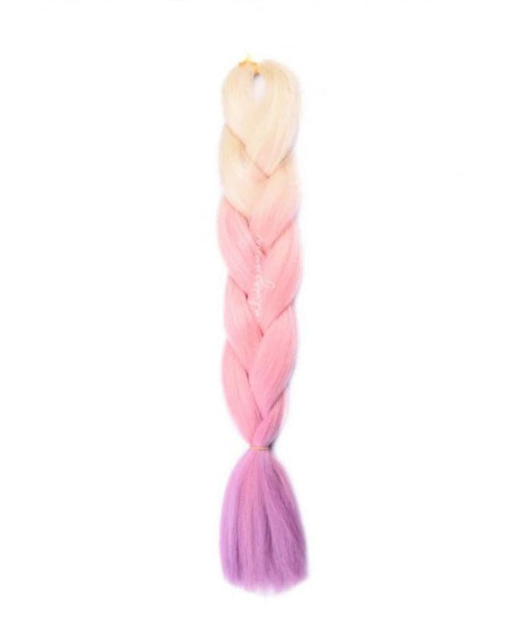 PRINCESS PEACH THREE TONE OMBRÉ 24" - Milk & Honey Wigs