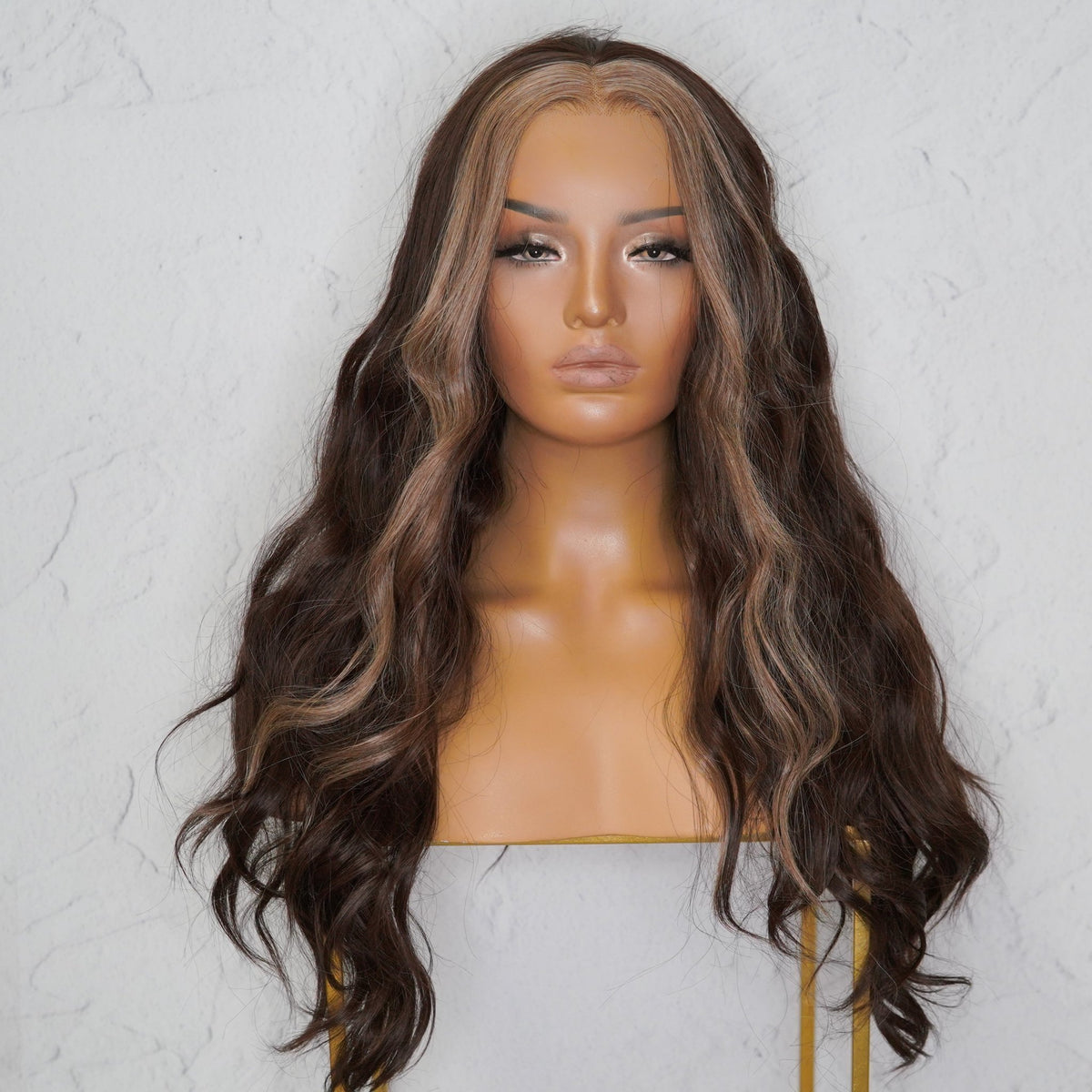RINATA Ombre Brown Lace Front Wig | Milk & Honey