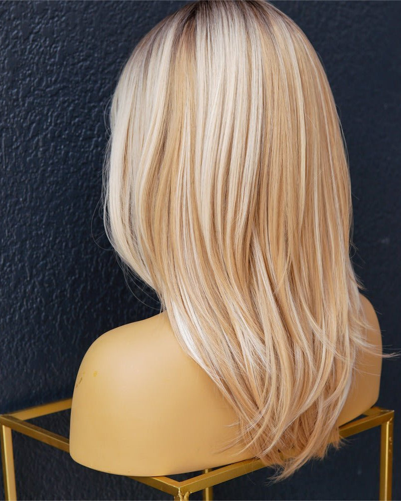 ROCHELLE Blonde Ombre Fringe Wig - Milk & Honey Wigs
