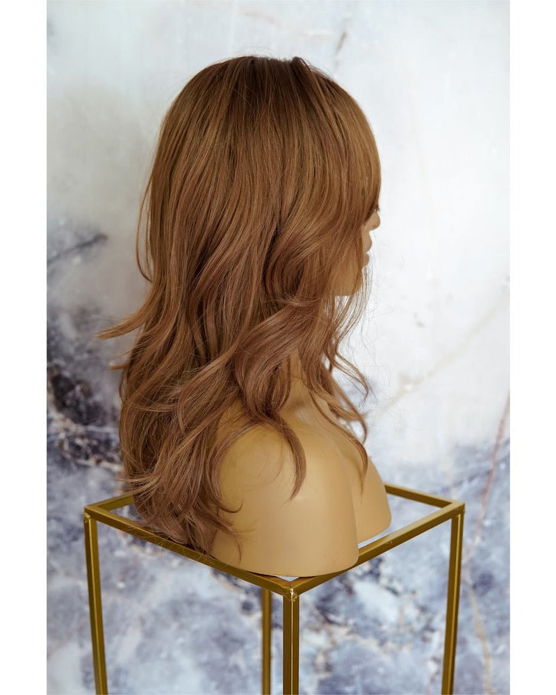 ROXY Brown Fringe Wig - Milk & Honey Wigs