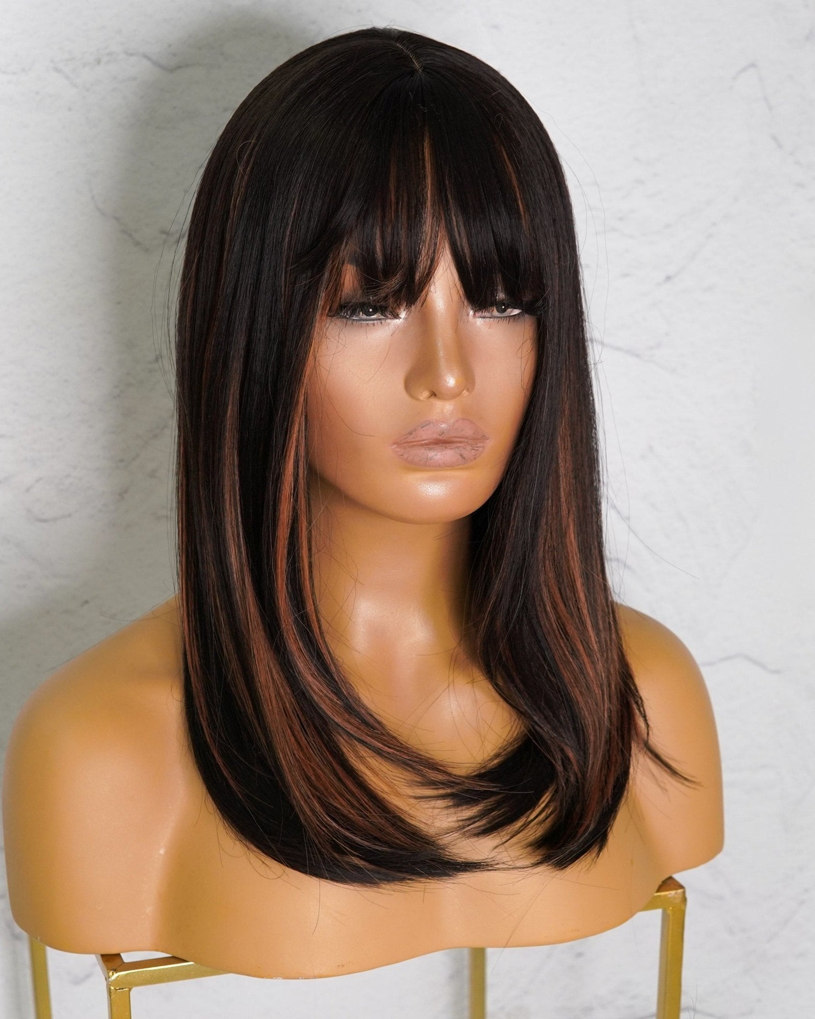 RUBY Black Fringe Wig - Milk & Honey Wigs