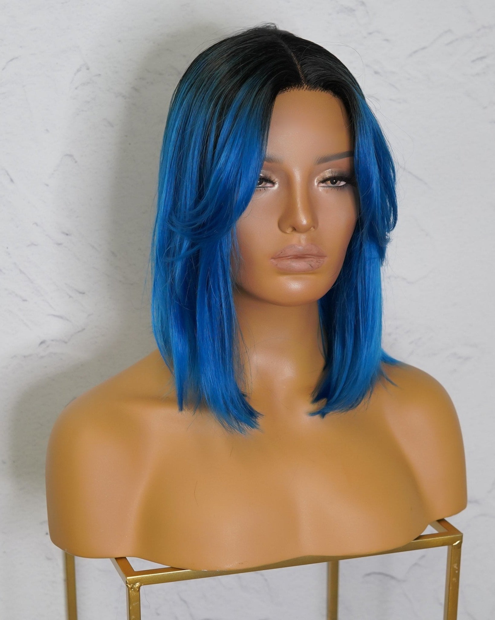 SABRINA Blue Lace Front Wig - Milk & Honey Wigs