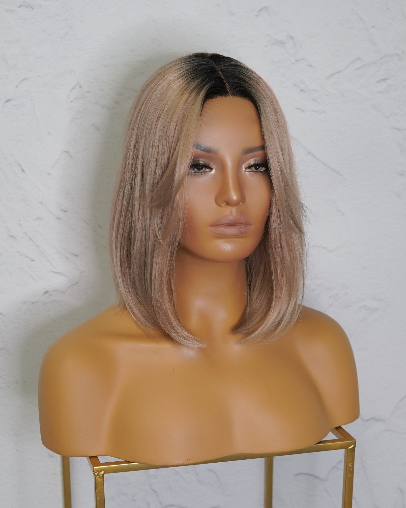 SABRINA Caramel Blonde Lace Front Wig - Milk & Honey Wigs