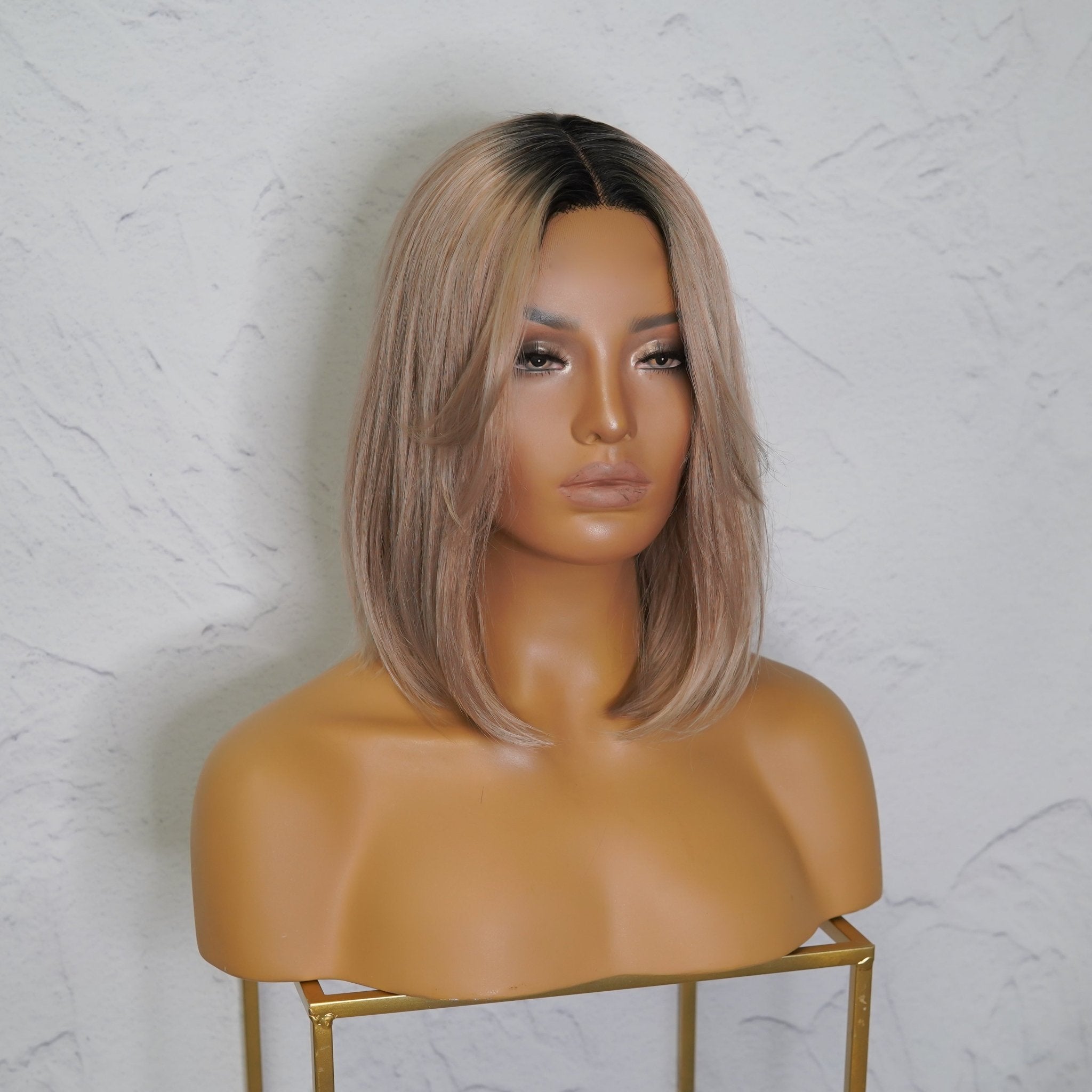 SABRINA Caramel Blonde Lace Front Wig - Milk & Honey Wigs