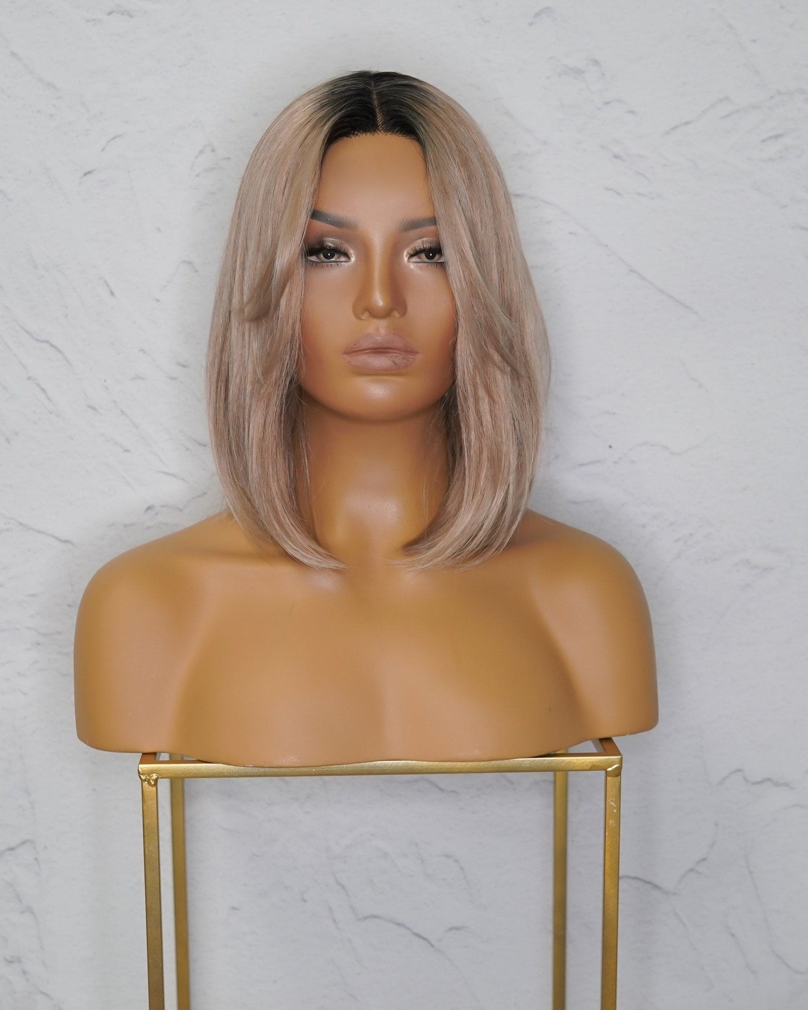SABRINA Caramel Blonde Lace Front Wig - Milk & Honey Wigs