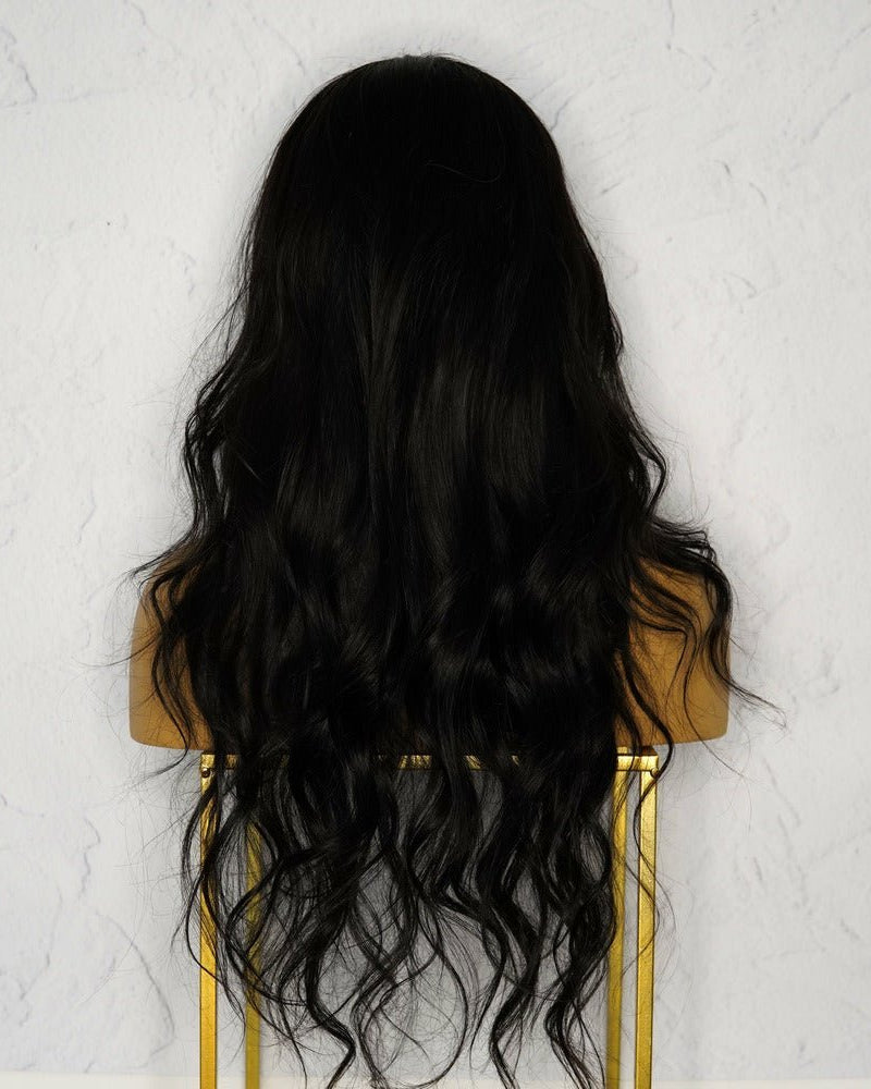 SAMPLE 1B Human Hair 13x4 Lace Front Wig ** READY TO SHIP ** - Milk & Honey Wigs