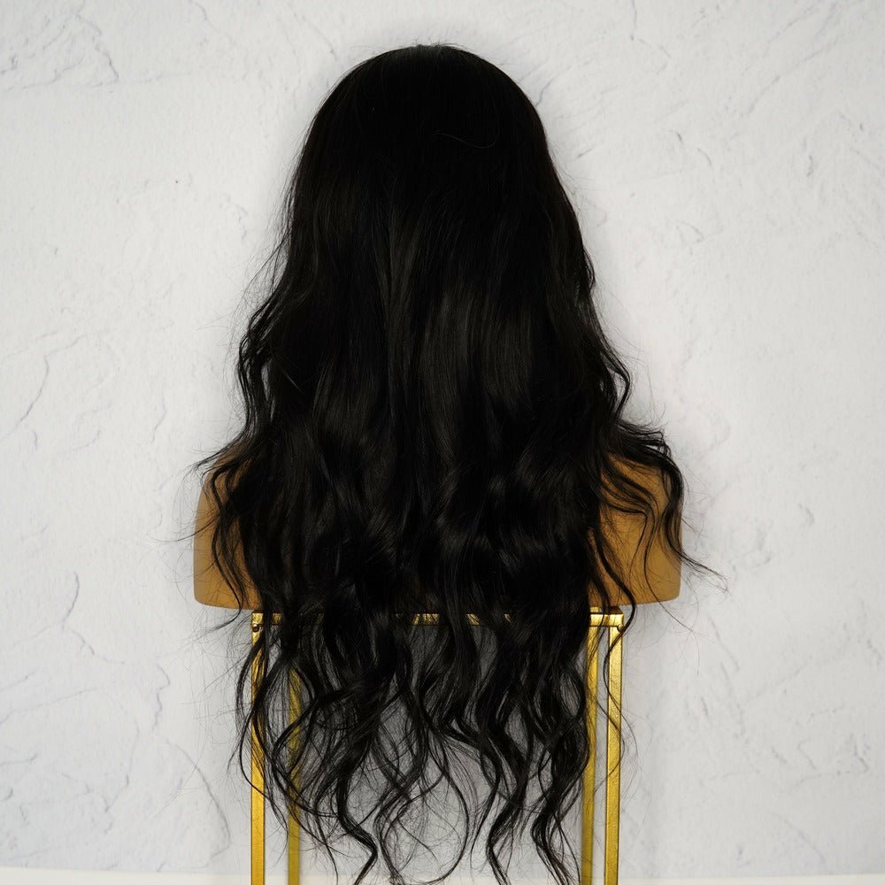SAMPLE 1B Human Hair 13x4 Lace Front Wig ** READY TO SHIP ** - Milk & Honey Wigs