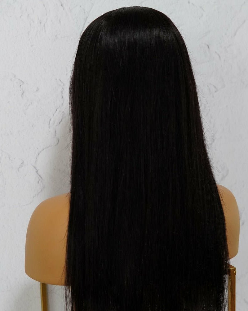 SARAH Black Human Hair U Part Wig - Milk & Honey Wigs