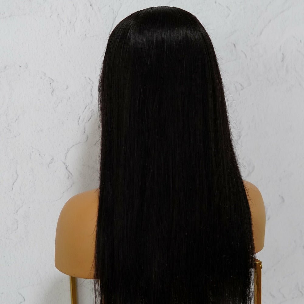 SARAH Black Human Hair U Part Wig - Milk & Honey Wigs