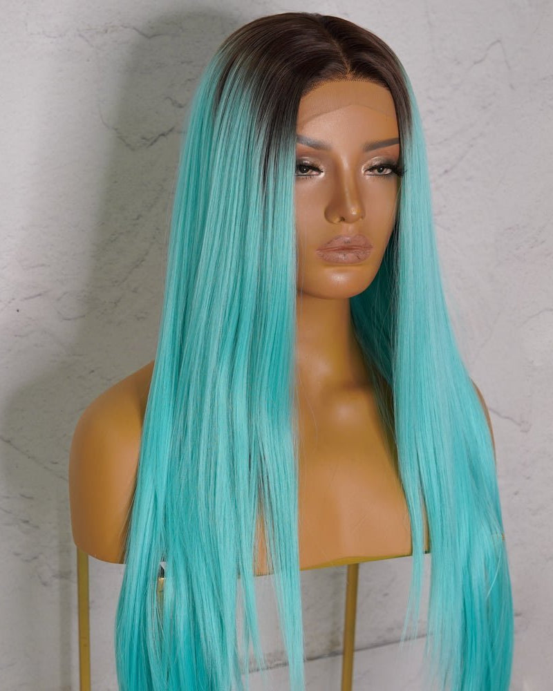SCARLETT Ombre Mint Lace Front Wig - Milk & Honey Wigs