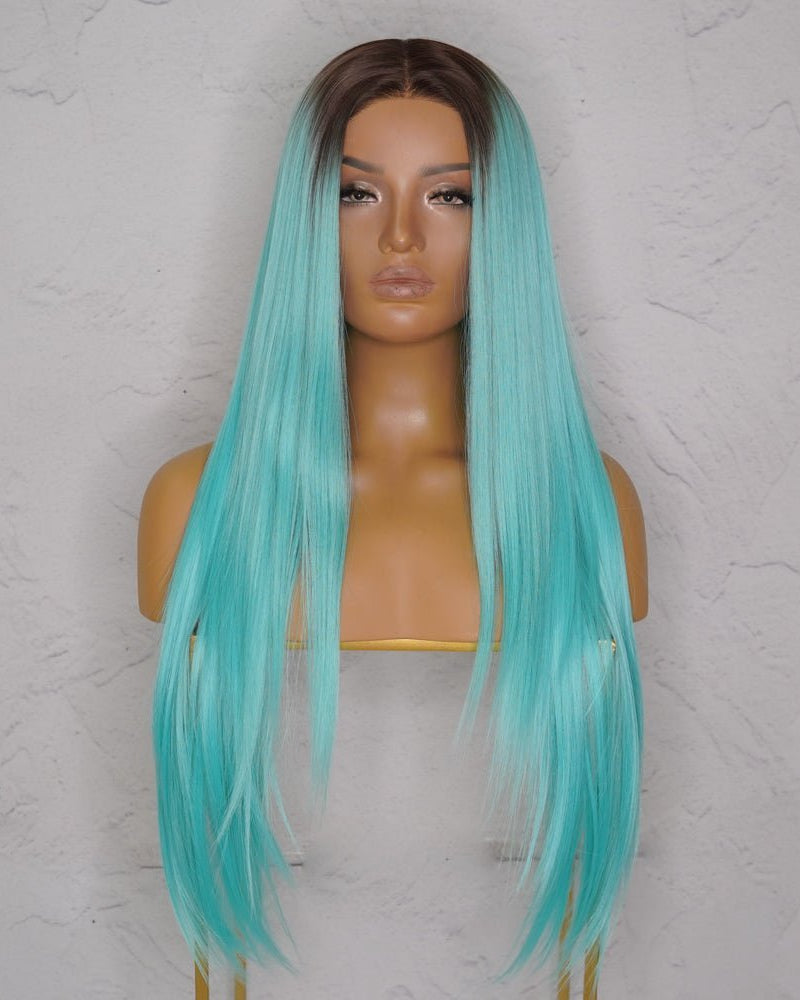 SCARLETT Ombre Mint Lace Front Wig - Milk & Honey Wigs