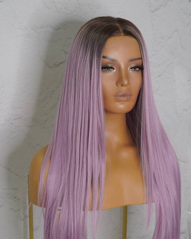 SCARLETT Ombre Purple Lace Front Wig - Milk & Honey Wigs