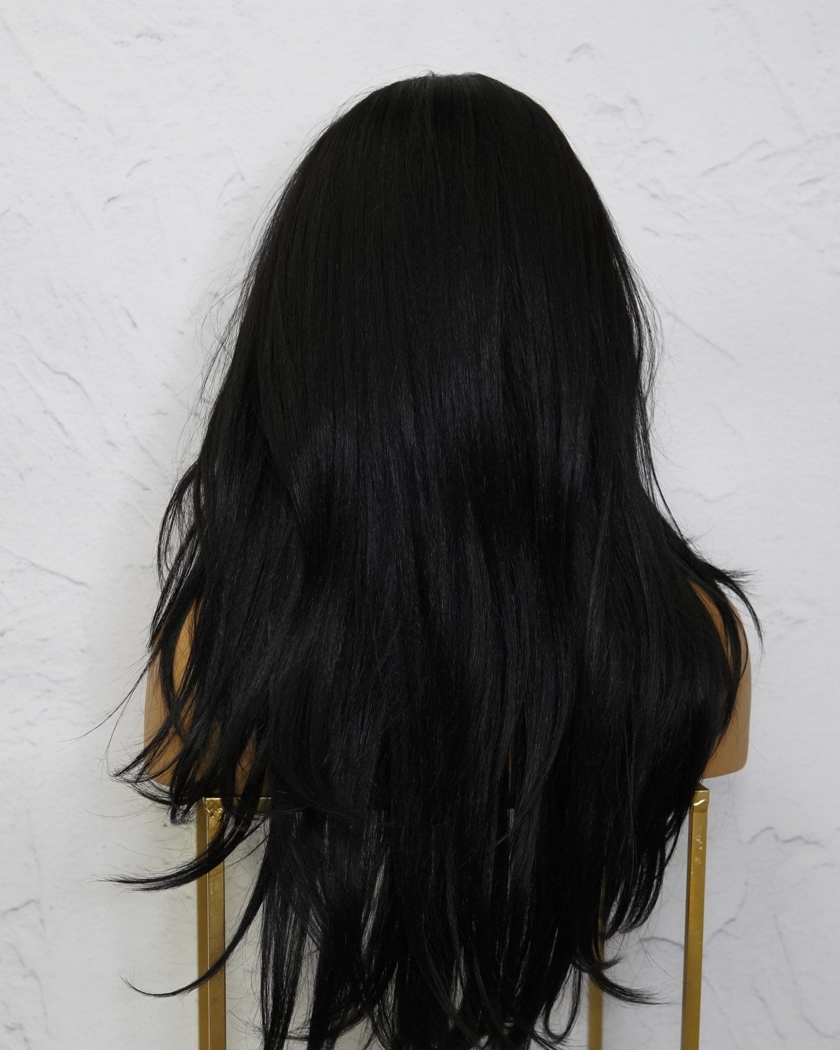 SELENE Black Lace Front Wig - Milk & Honey Wigs