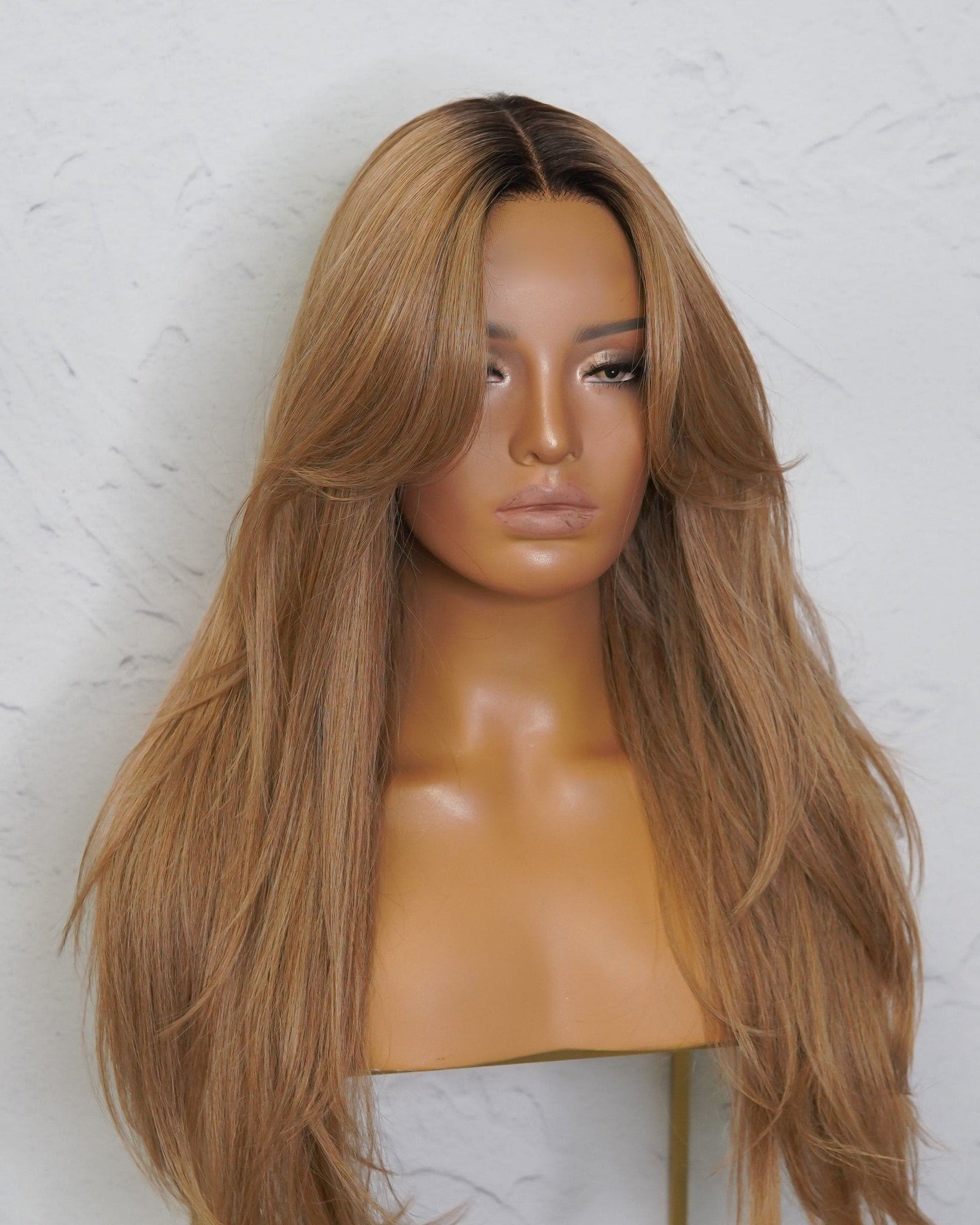 SELENE Caramel Lace Front Wig - Milk & Honey Wigs