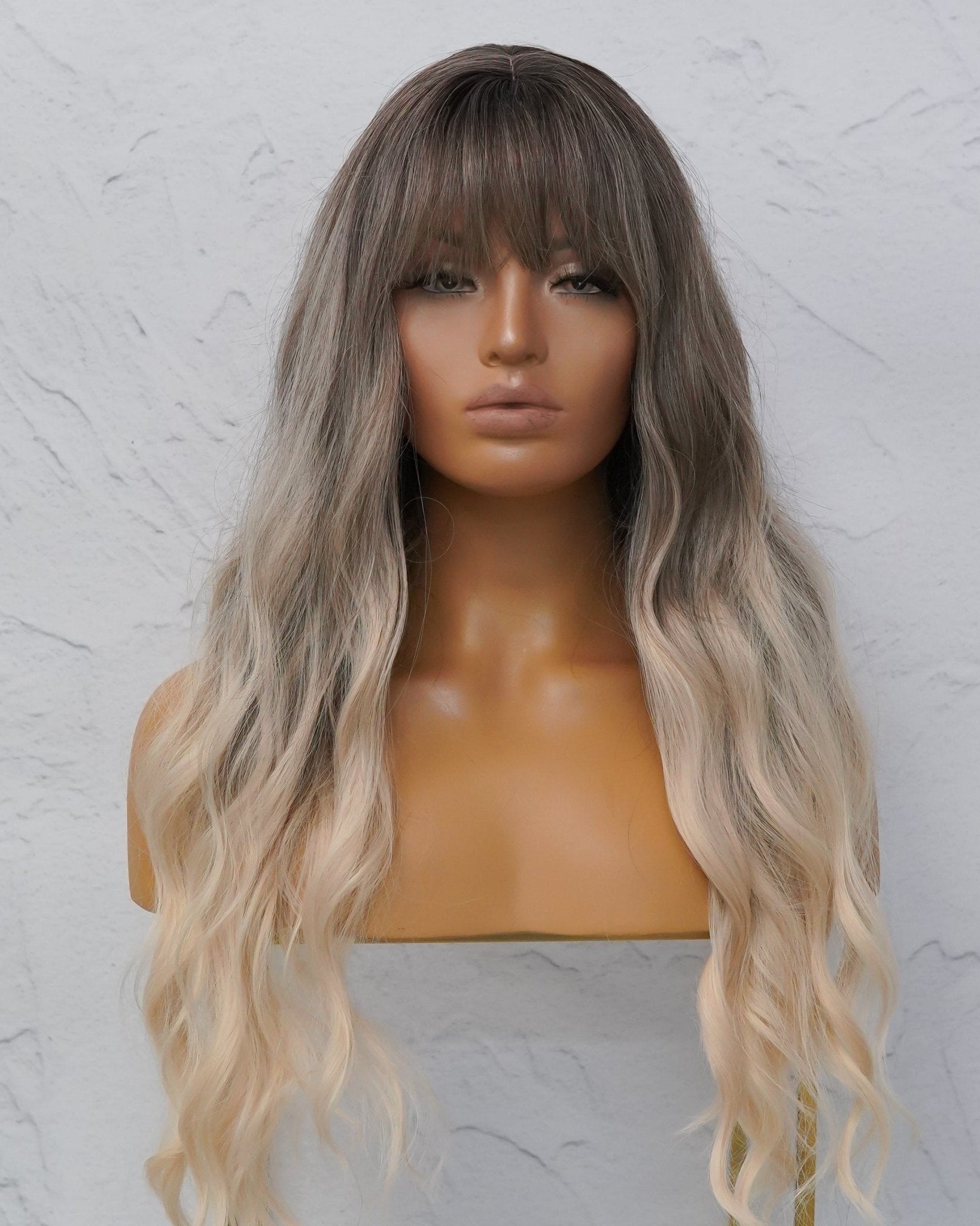 SHAKIRA Ombre Fringe Wig - Milk & Honey Wigs