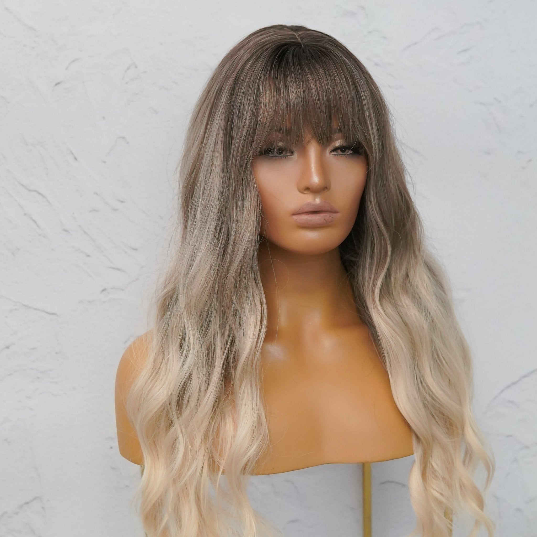 SHAKIRA Ombre Fringe Wig - Milk & Honey Wigs