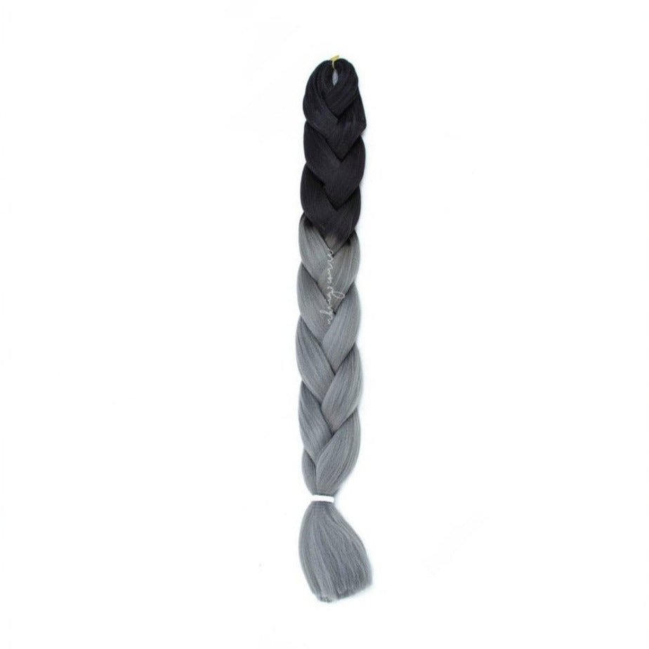 SILVER FOX TWO TONE OMBRÉ 32" | Milk & Honey Wigs