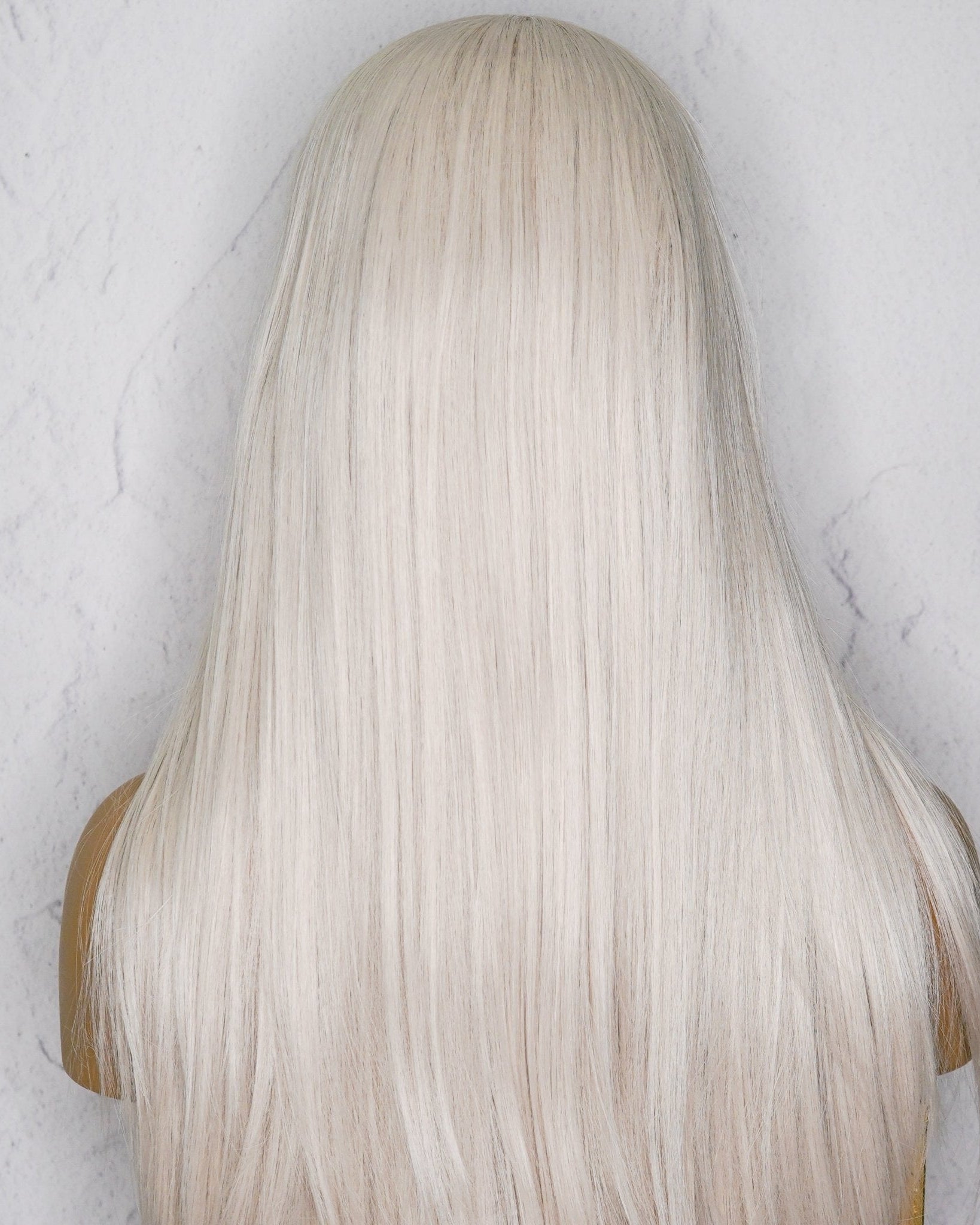 SLOAN Silver White Blonde Lace Front Wig - Milk & Honey Wigs