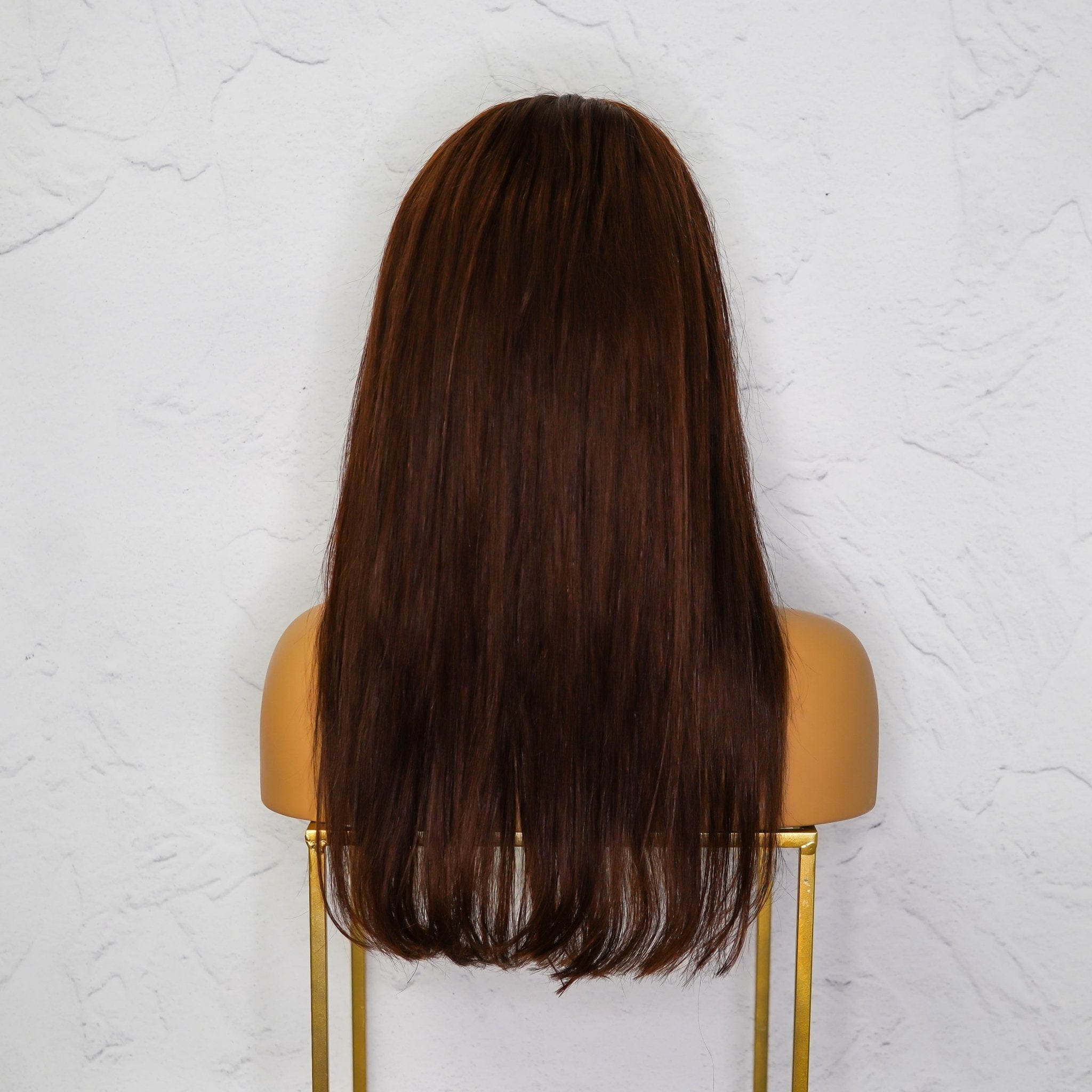 SOPHIE - Brown - Human Hair Wig | Brown, 18 Inch, 13x6 Lace Front, Human Hair | Milk & Honey Wigs