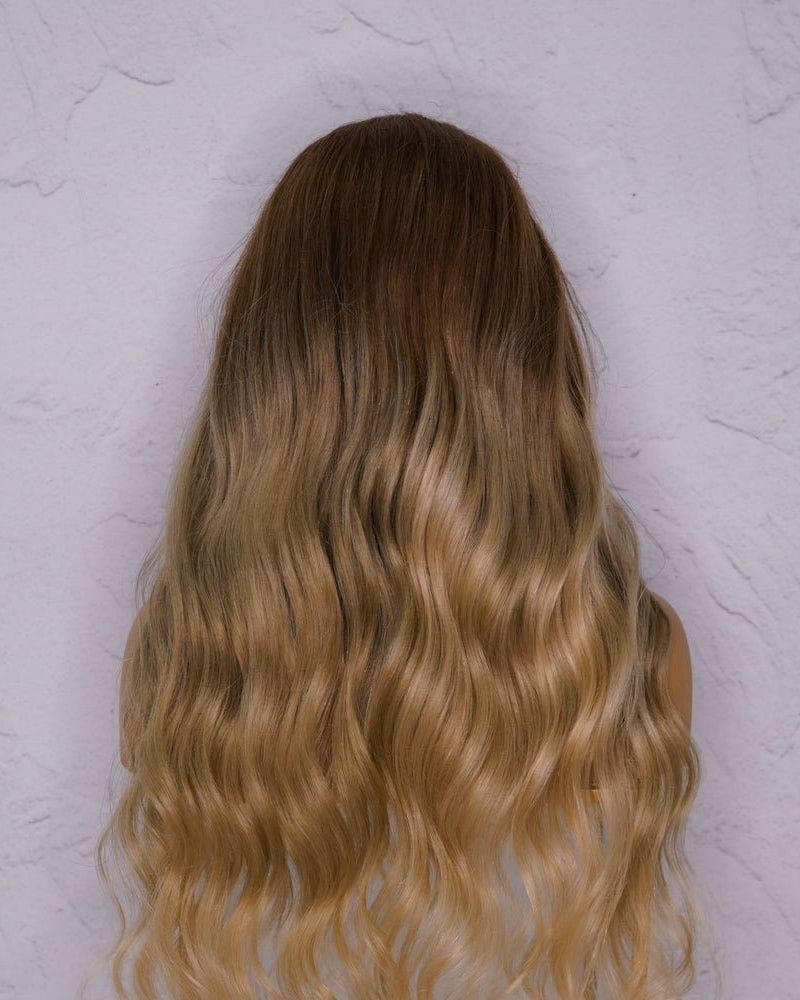ST TROPEZ Ombre Blonde Human Hair U Part Wig - Milk & Honey Wigs