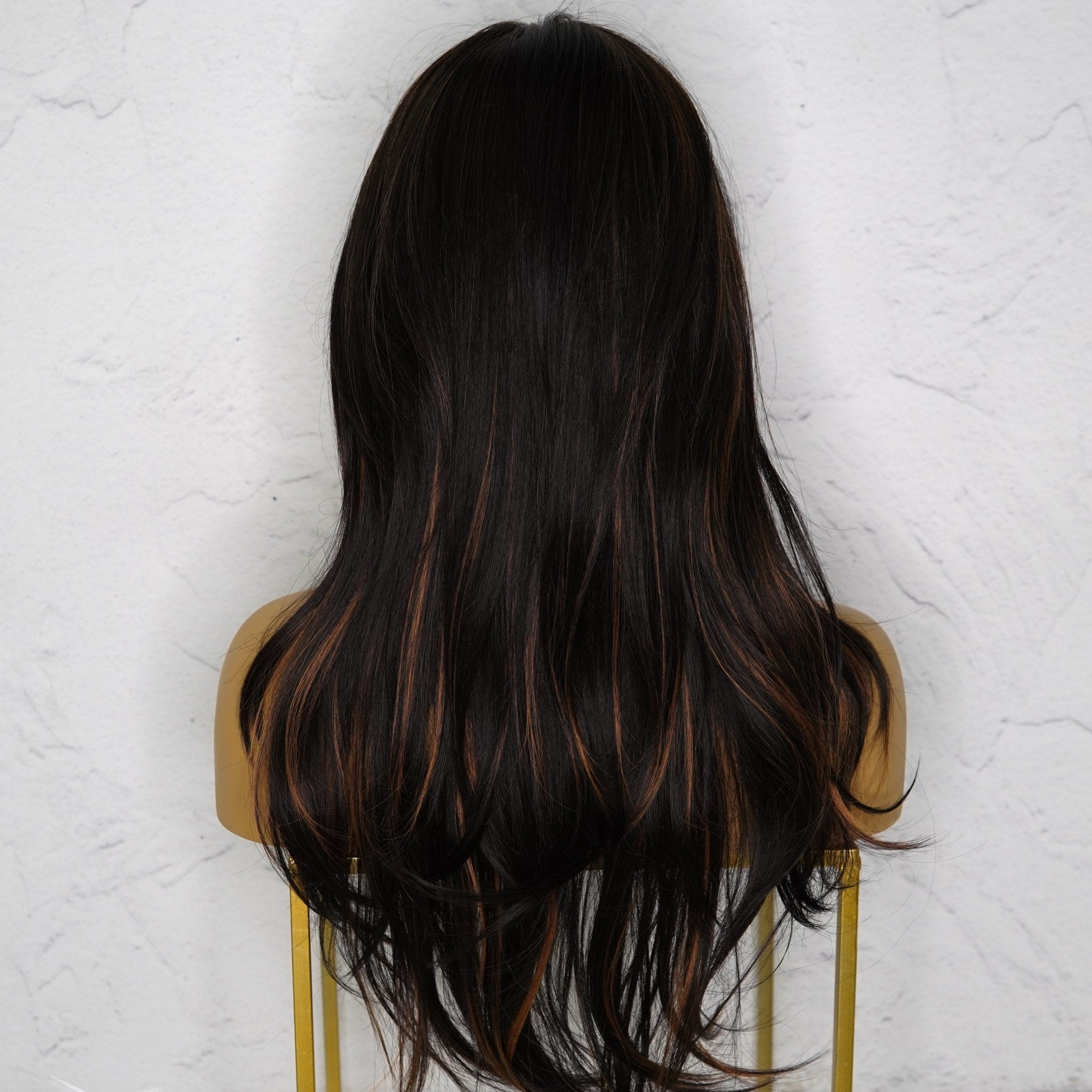 STEFANIE Black Fringe Wig - Milk & Honey Wigs