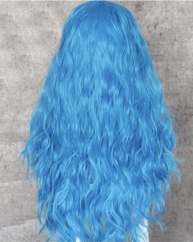 Stuntin' Blue Wavy 24" Lace Front Wig - Milk & Honey Wigs