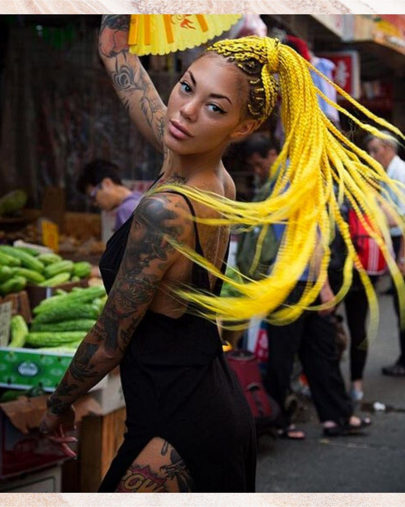 SUNSHINE YELLOW 41" - Milk & Honey Wigs